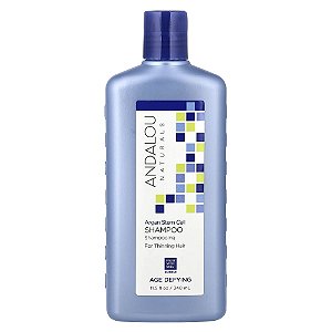 Shampoo Fortificante para Cabelos Finos Células-Tronco de Argan 340 ml - Andalou Naturals