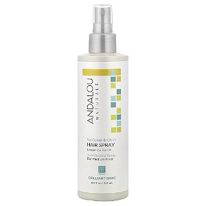 Spray de Fixação Média para Cabelo Girassol e Citrus 242 ml - Andalou Naturals