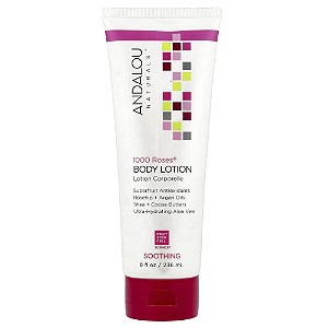 Loção Corporal Relaxante 1000 Roses 236 ml - Andalou Naturals
