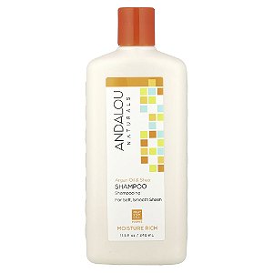 Shampoo Hidratante Óleo de Argan e Manteiga de Karité 340 ml - Andalou Naturals