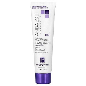 Bálsamo Facial BB Cream FPS 30 Perfecting Tintura Natural 58 ml - Andalou Naturals