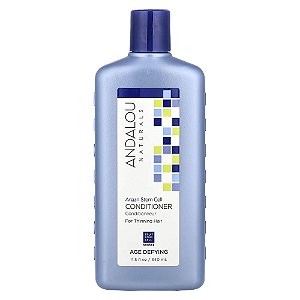 Condicionador Fortificante Células-Tronco de Argan para Cabelos Finos 340 ml - Andalou Naturals