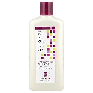 Shampoo Proteção da Cor 1000 Roses 340 ml - Andalou Naturals
