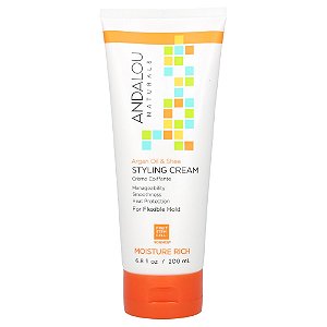 Creme para Pentear Leave-In Óleo de Argan e Manteiga de Karité - Andalou Naturals
