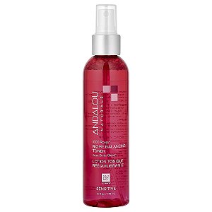 Tônico Facial Equilíbrio do Bioma 1000 Roses para Pele Sensível 178 ml - Andalou Naturals