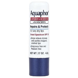 Protetor e Reparador Labial em Bastão FPS 30 Sem Perfume 4.8 g - Aquaphor