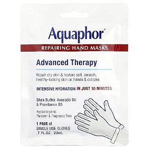 Máscara Reparadora para as Mãos Hand Repair Mask 1 Par 20 ml - Aquaphor