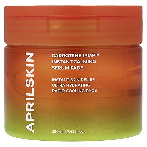 Discos de Sérum Facial Calmante Carrotene IPMP Quick Soothing Pads 220 ml - Aprilskin