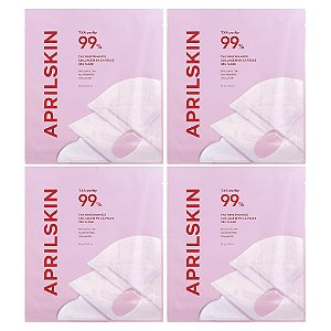 Máscara Facial em Gel Niacinamida e Colágeno Real Collagen Fit Mask 4 Unidades de 30 g - Aprilskin
