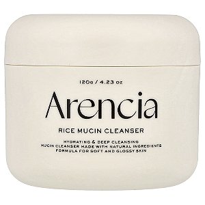 Gel de Limpeza Facial Mucina de Arroz Rice Mucin 120 g - Arencia