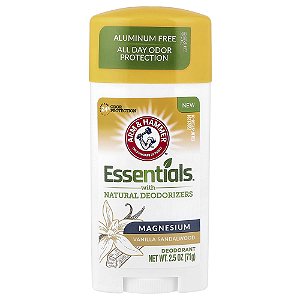 Desodorante Sólido Natural Essentials Magnésio Baunilha e Sândalo 71 g - Arm & Hammer