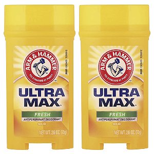 Desodorante Antitranspirante Sólido UltraMax Refrescante 2 Unidades de 73 g - Arm & Hammer