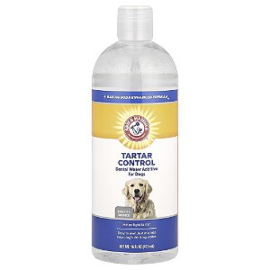 Solução Dental para Controle de Tártaro em Cães Sem Sabor 473 ml - Arm & Hammer