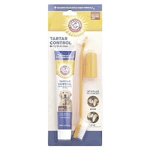 Kit Dental para Controle de Tártaro em Cães Carne Bovina Kit com 3 Produtos - Arm & Hammer