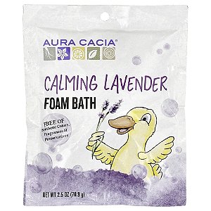 Sais para Banho de Espuma Calmante de Lavanda 70.9 g - Aura Cacia