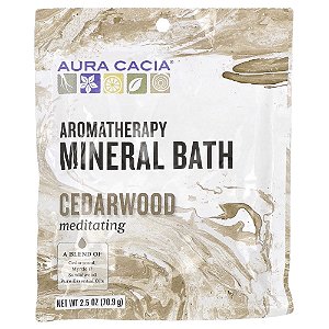 Sais para Banho Mineral de Aromaterapia Cedro 70.9 g - Aura Cacia