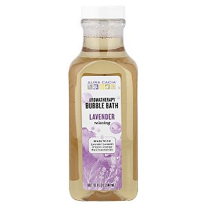 Banho de Espuma Aromaterapêutico Lavanda Relaxante 384 ml - Aura Cacia