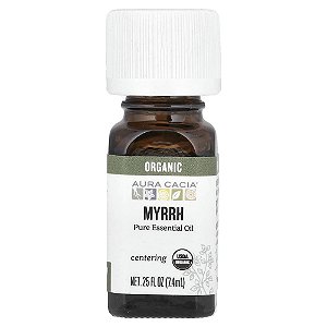 Óleo Essencial Puro Orgânico de Mirra 7.4 ml - Aura Cacia
