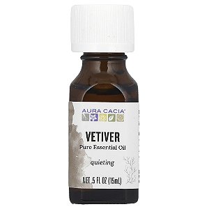Óleo Essencial Puro de Vetiver 15 ml - Aura Cacia