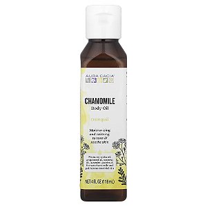 Óleo Corporal de Aromaterapia Camomila Tranquila 118 ml - Aura Cacia