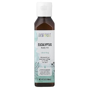 Óleo Corporal de Aromaterapia Purificante Eucalipto 118 ml - Aura Cacia