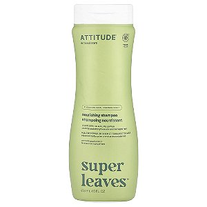 Shampoo Nutritivo Super Leaves Semente de Uva e Folha de Oliva 473 ml - ATTITUDE