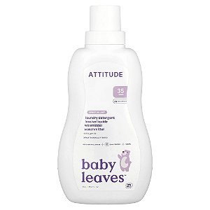 Lava Roupas Líquido Infantil Baby Leaves Canção de Ninar 1.04 L - ATTITUDE