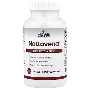 Nattovena Nattokinase Pura 4000 FUs 180 Cápsulas - Arthur Andrew Medical