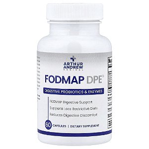 FODMAP DPE Enzimas para Digestão de Carboidratos 60 Cápsulas - Arthur Andrew Medical