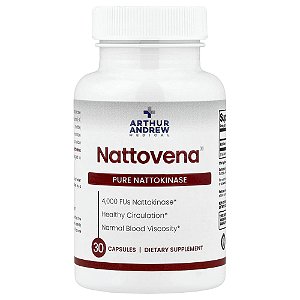 Nattovena Nattokinase Pura 4000 FUs 30 Cápsulas - Arthur Andrew Medical