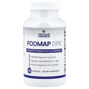 FODMAP DPE Enzimas para Digestão de Carboidratos 180 Cápsulas - Arthur Andrew Medical