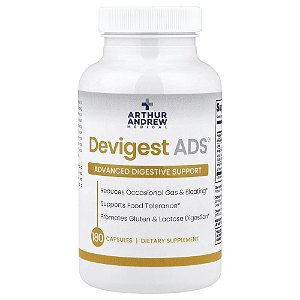 Devigest ADS Suporte Enzimático Digestivo Avançado 180 Cápsulas - Arthur Andrew Medical