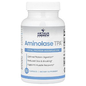Aminolase TPA Suporte Enzimático para Digestão de Proteínas 90 Cápsulas - Arthur Andrew Medical