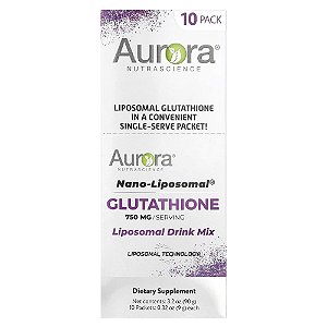 Glutationa Nano-Lipossomal em Pó 10 Sachês de 9 g - Aurora Nutrascience