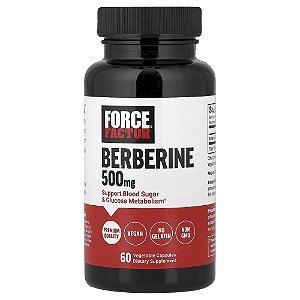 Berberina 500 mg 60 Cápsulas Vegetais - Force Factor