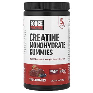 Gomas de Creatina Monoidratada Frutos Silvestres 150 Gomas - Force Factor