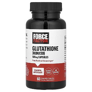 Glutationa Reduzida 500 mg 60 Cápsulas Vegetais - Force Factor