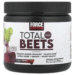 Total Beets Bebida em Pó Cereja Preta 201 g - Force Factor