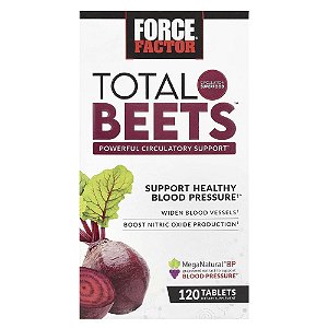 Total Beets Auxílio a Circulação 120 Comprimidos - Force Factor