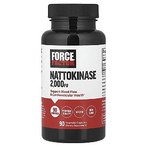 Nattokinase 2000 FUs 90 Cápsulas Vegetais - Force Factor