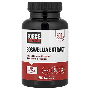 Extrato de Boswellia 500 mg 120 Cápsulas Vegetais - Force Factor