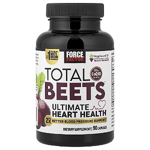 Total Beets Saúde do Coração 90 Cápsulas Vegetais - Force Factor