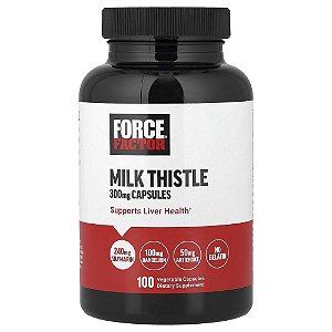 Milk Thistle Cardo-Mariano Extrato 100 Cápsulas Vegetais - Force Factor