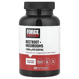 Beterraba e Cogumelos 120 Cápsulas Vegetais - Force Factor