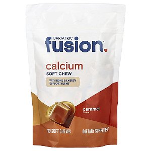 Citrato de Cálcio Soft Chew Sabor Caramelo 60 Mastigáveis - Bariatric Fusion