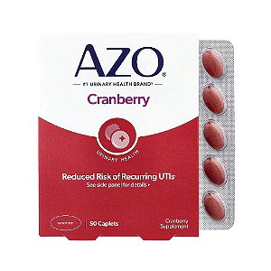 AZO - Suplemento de Cranberry Saúde Urinária 50 Cápsulas