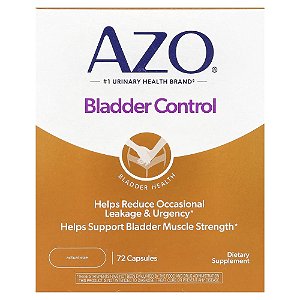 AZO - Suplemento para Controle de Bexiga Bladder Control 72 Cápsulas