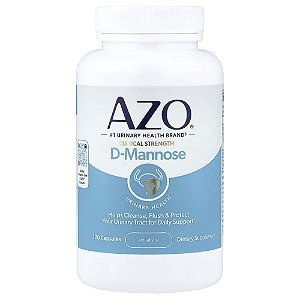 AZO - Suplemento de D-Manose Saúde Urinária D-Mannoese 120 Cápsulas