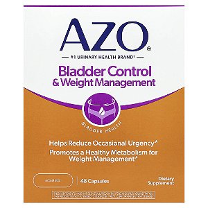 AZO - Suplemento para Controle de Bexiga e Peso Bladder Control 48 Cápsulas