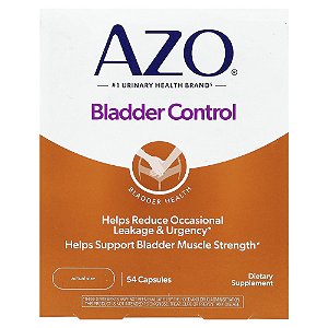 AZO - Suplemento para Controle de Bexiga Bladder Control 300 mg 54 Cápsulas